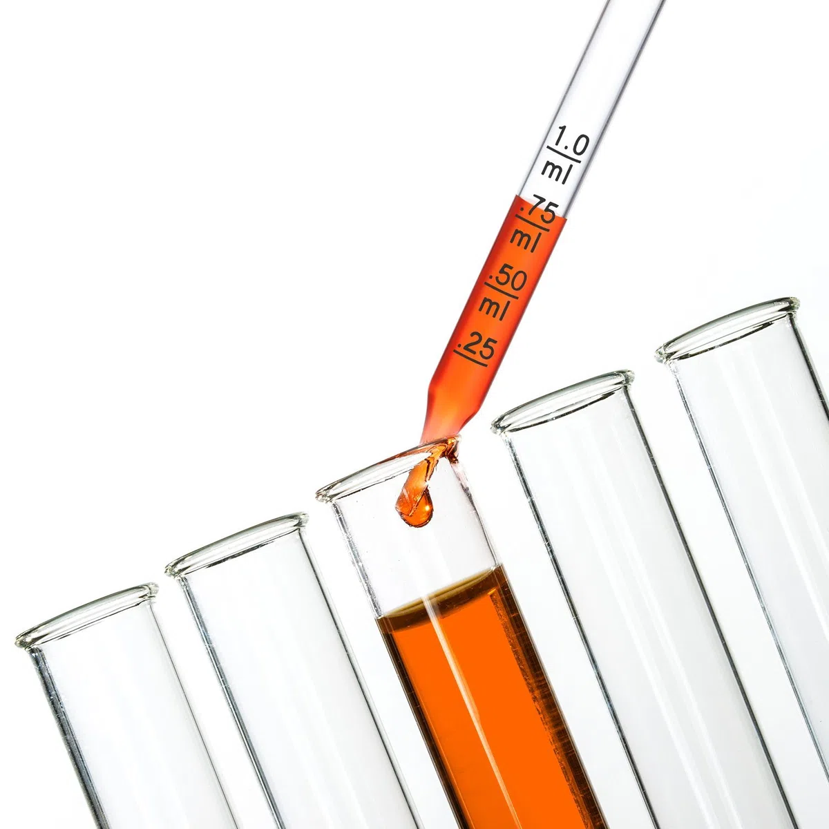 Contagocce di Vetro, 1 ml Pipetta Contagocce Olio Essenziale Contagocce di Vetro Calibrato per Olio Essenziale Pianta Liquida di Trucco con Kraft Scatole (20 Pezzi)