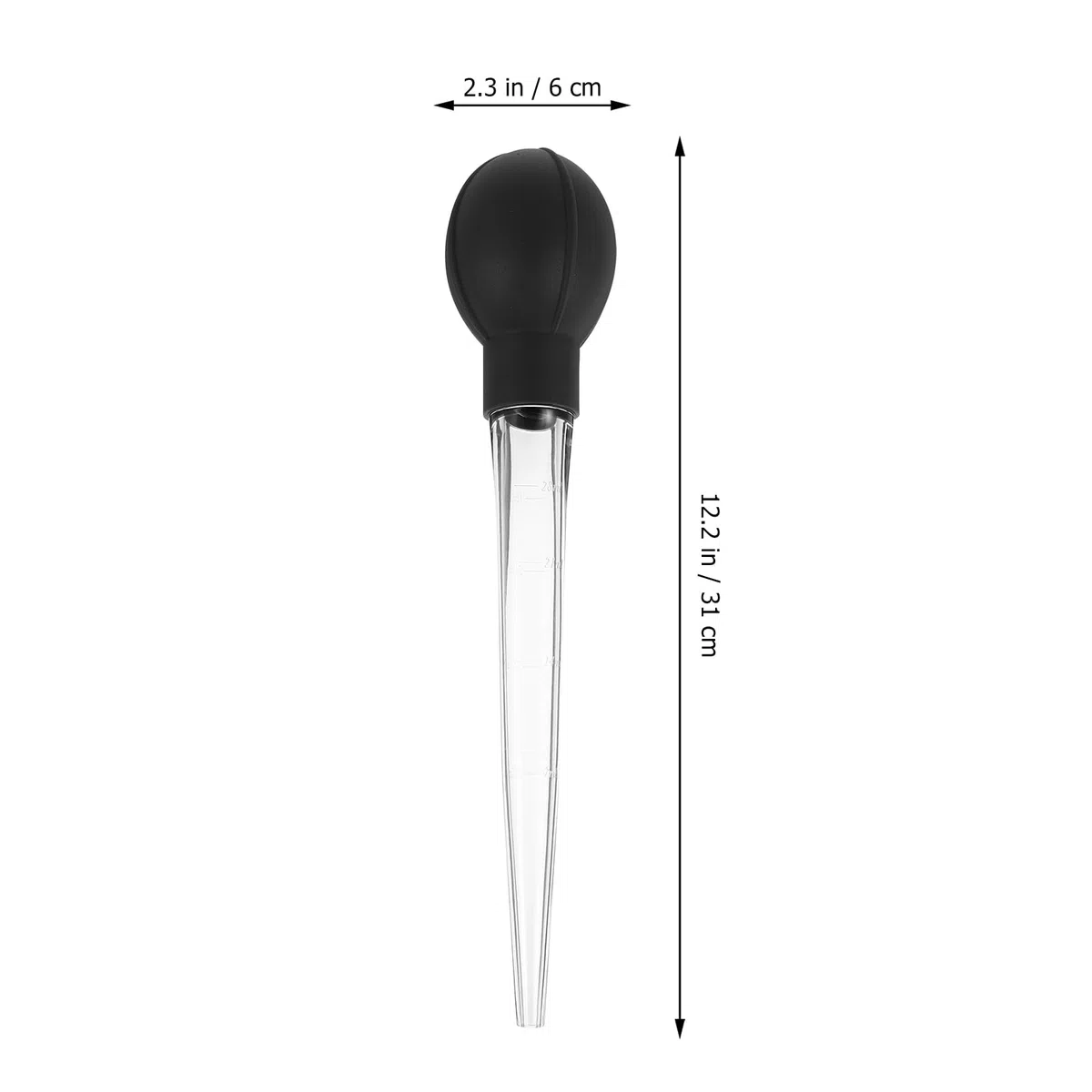Amosfun Grande Pipetta Graduata in Plastica Strumento Cucina Pasticceria 100 Ml Contagocce Trasparente per Infondere e Misurare