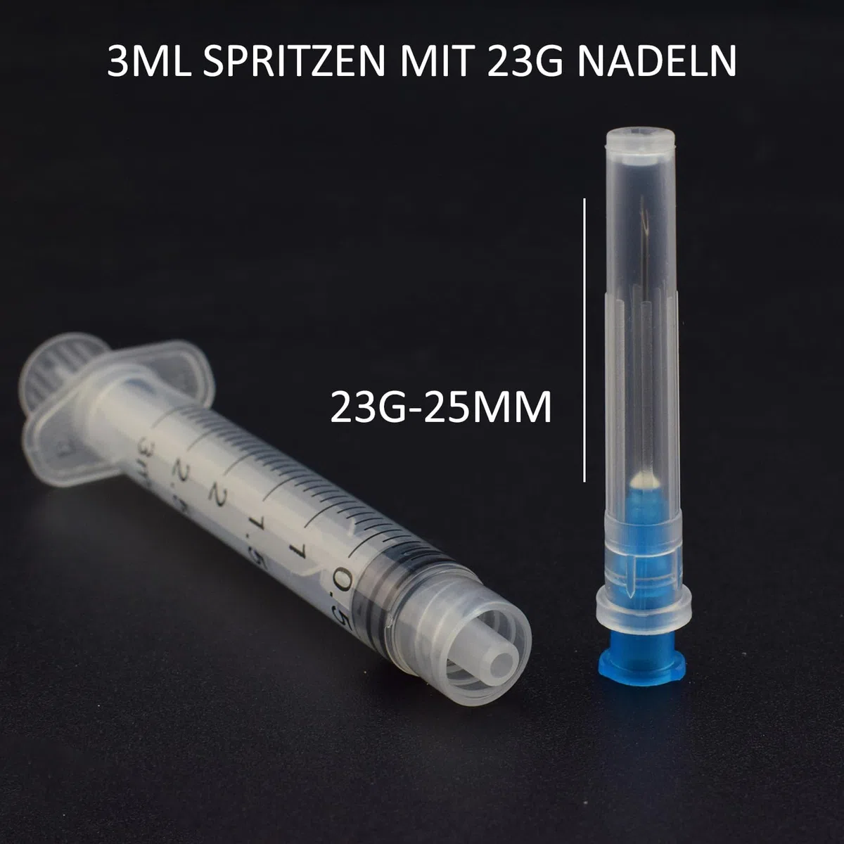 3 ML, strumenti di misurazione industriale, forniture di laboratorio in plastica, strumenti per dosaggio e trasferimento dei liquidi, con accessori per la testa, confezionati singolarmente