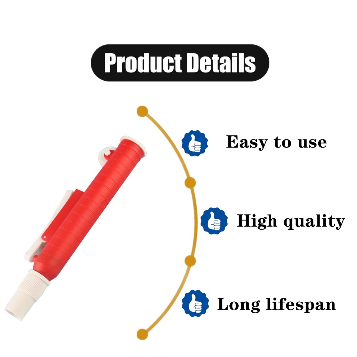 3 pipette professionali in plastica, per ricerche di laboratorio (2 ml, blu, 10 ml, verde, 25 ml rosso)
