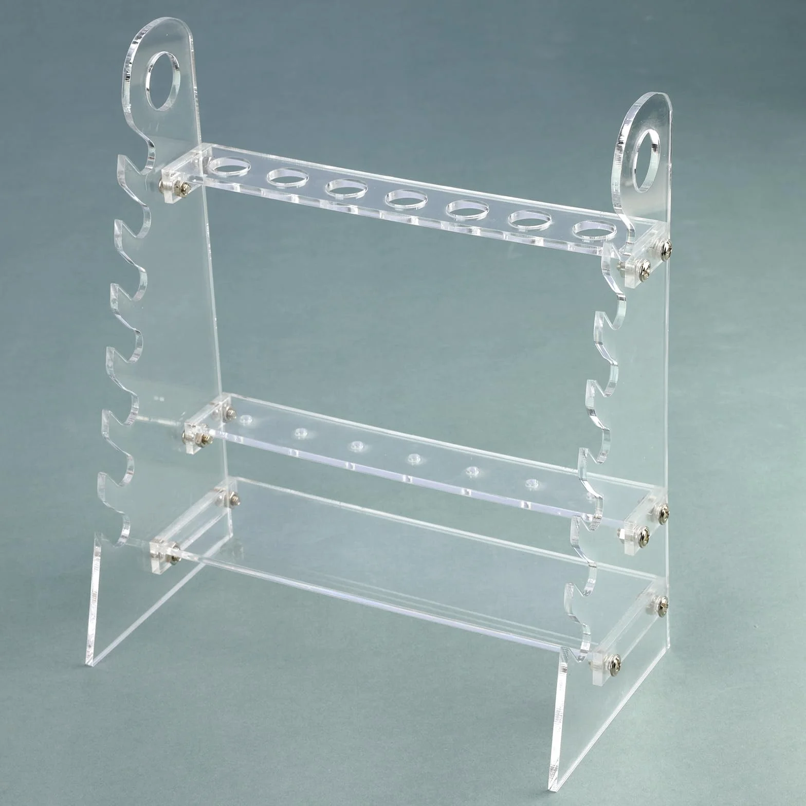 stonylab Porta Pipette da Laboratorio, Staccabile Plexiglass Pipetta Titolare Supporto per Pipette con Diametro Del Foro di 1,5 cm