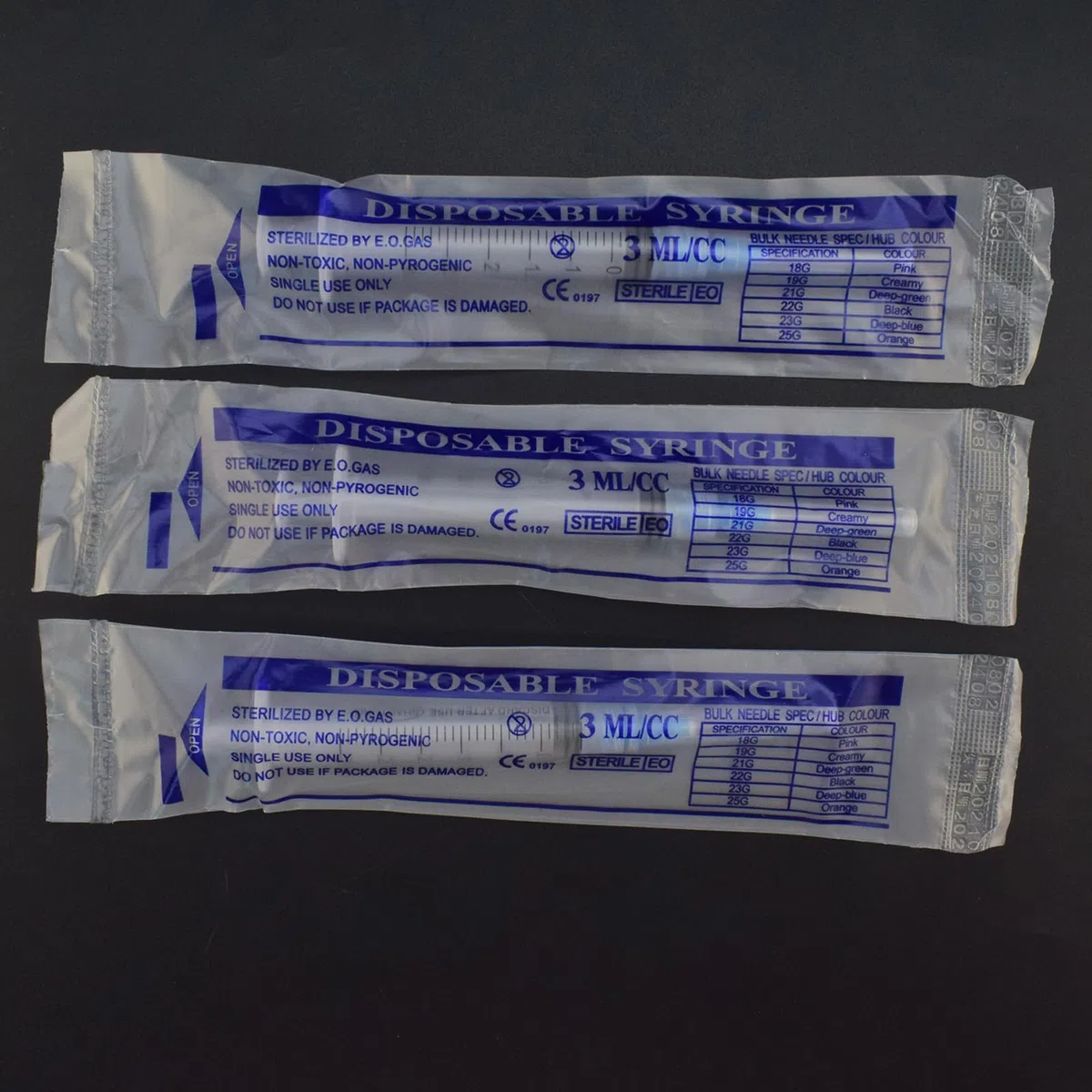 3 ML, strumenti di misurazione industriale, forniture di laboratorio in plastica, strumenti per dosaggio e trasferimento dei liquidi, con accessori per la testa, confezionati singolarmente